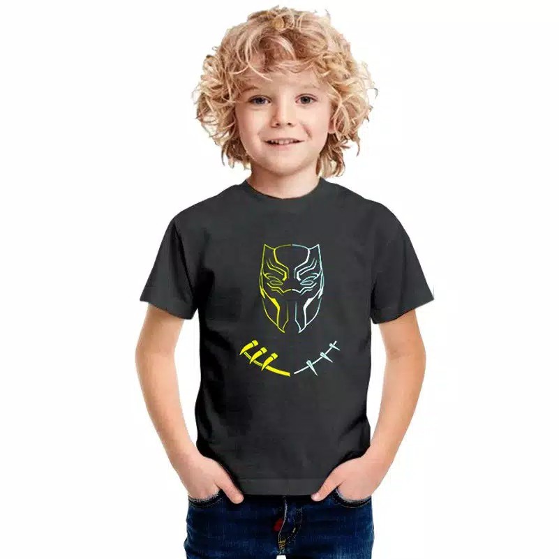 KAOS BAJU ANAK IRON MAN HITAM / BAJU ANAK IRON MAN