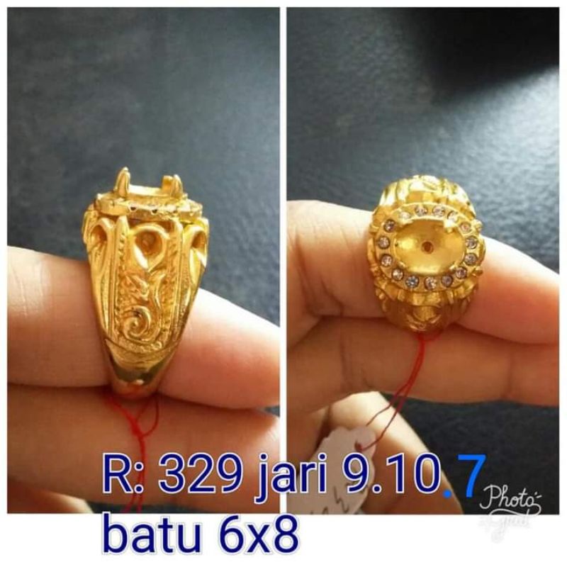 Ikat ring emban perunggu model eropa