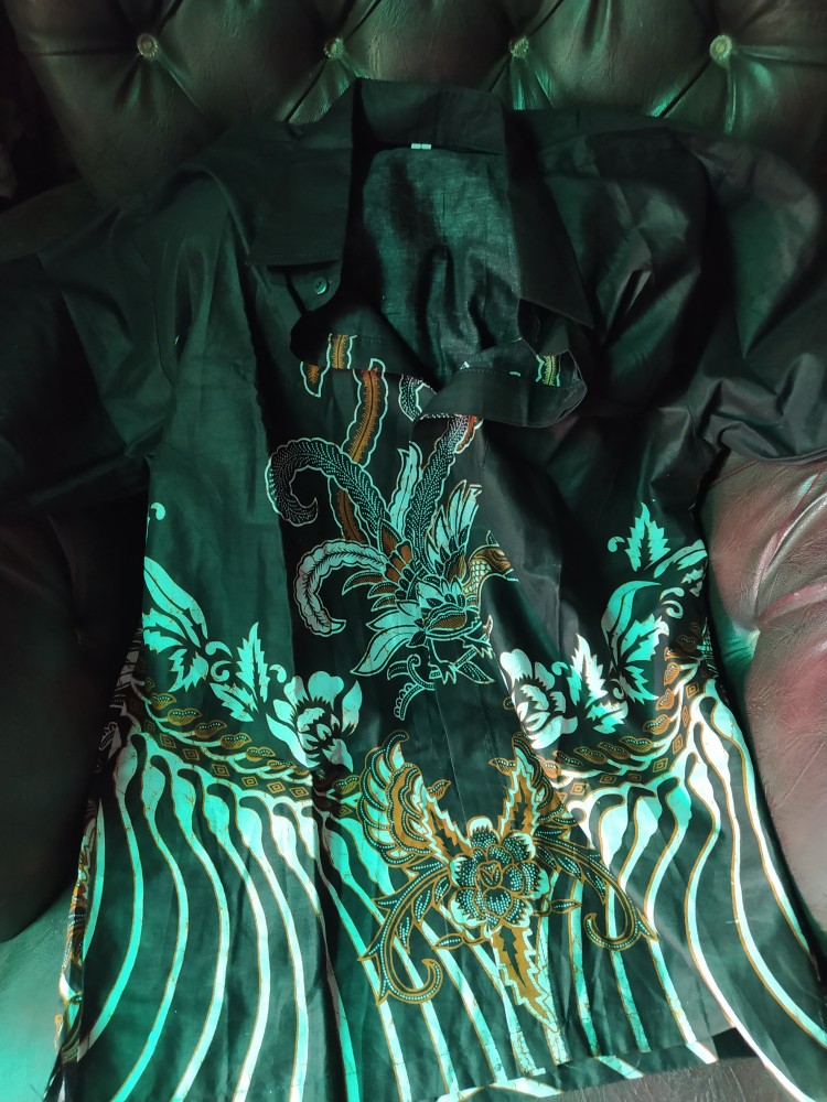 Baju Batik Pria Gus Azmi Syubbanul Muslimin Batik Katun Halus Hadroh Azzahir Santri Muslim, Moderen