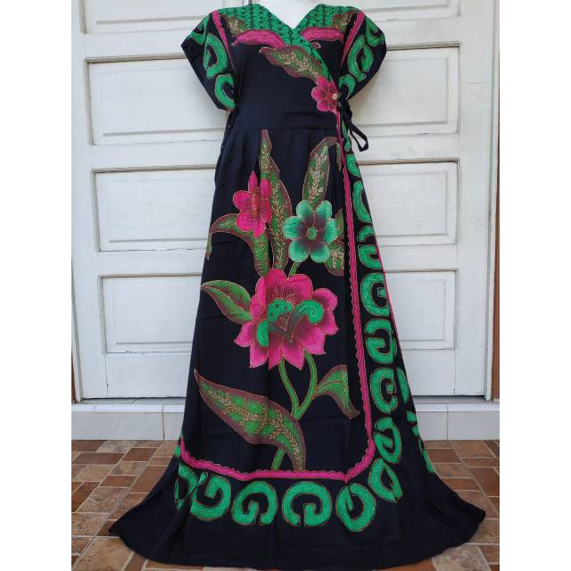 Daster Longdress Kimono Bunga by Batik R.M