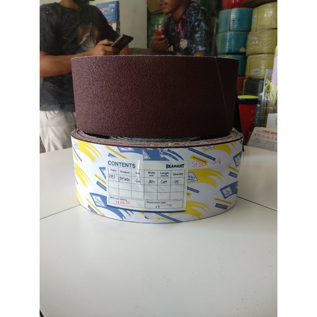 Amplas EKALITE 100 X 610 Grit 80 dan 60