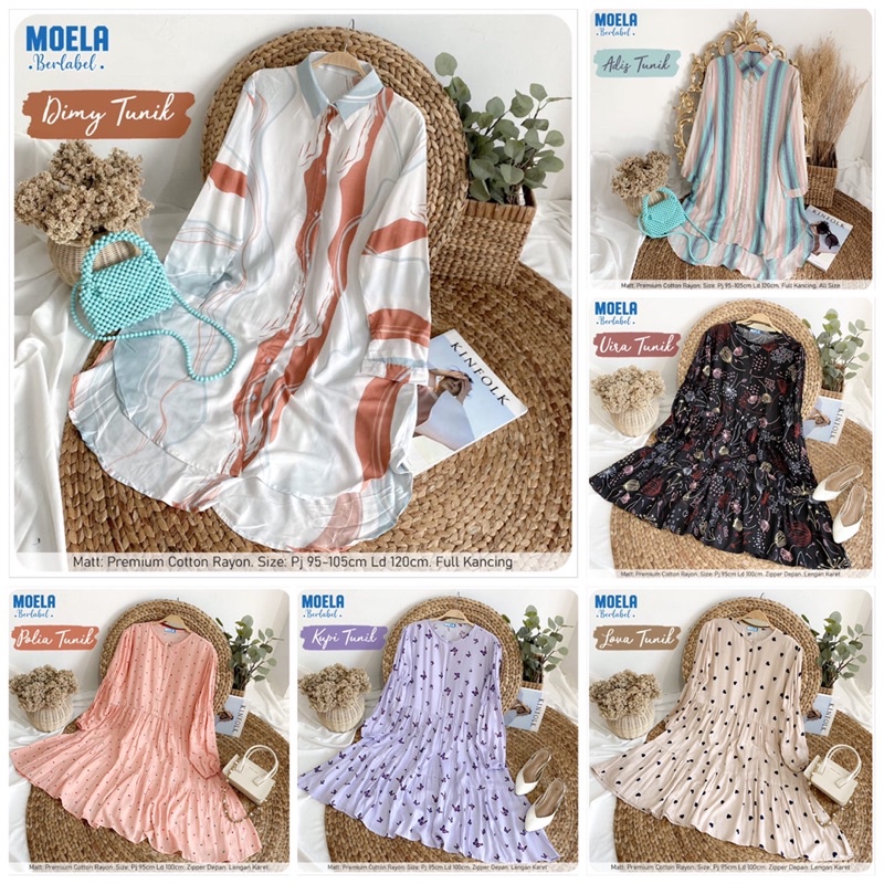 NEW on JUNE ‼️ TUNIK cantik kekinian 7 motif