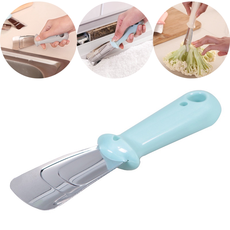 Sekop Deicer Kulkas Stainless Steel Deicing Defrosting Shovels Freezer Ice Scraper Alat Deicing Kulkas Dapur Gadget Multifungsi