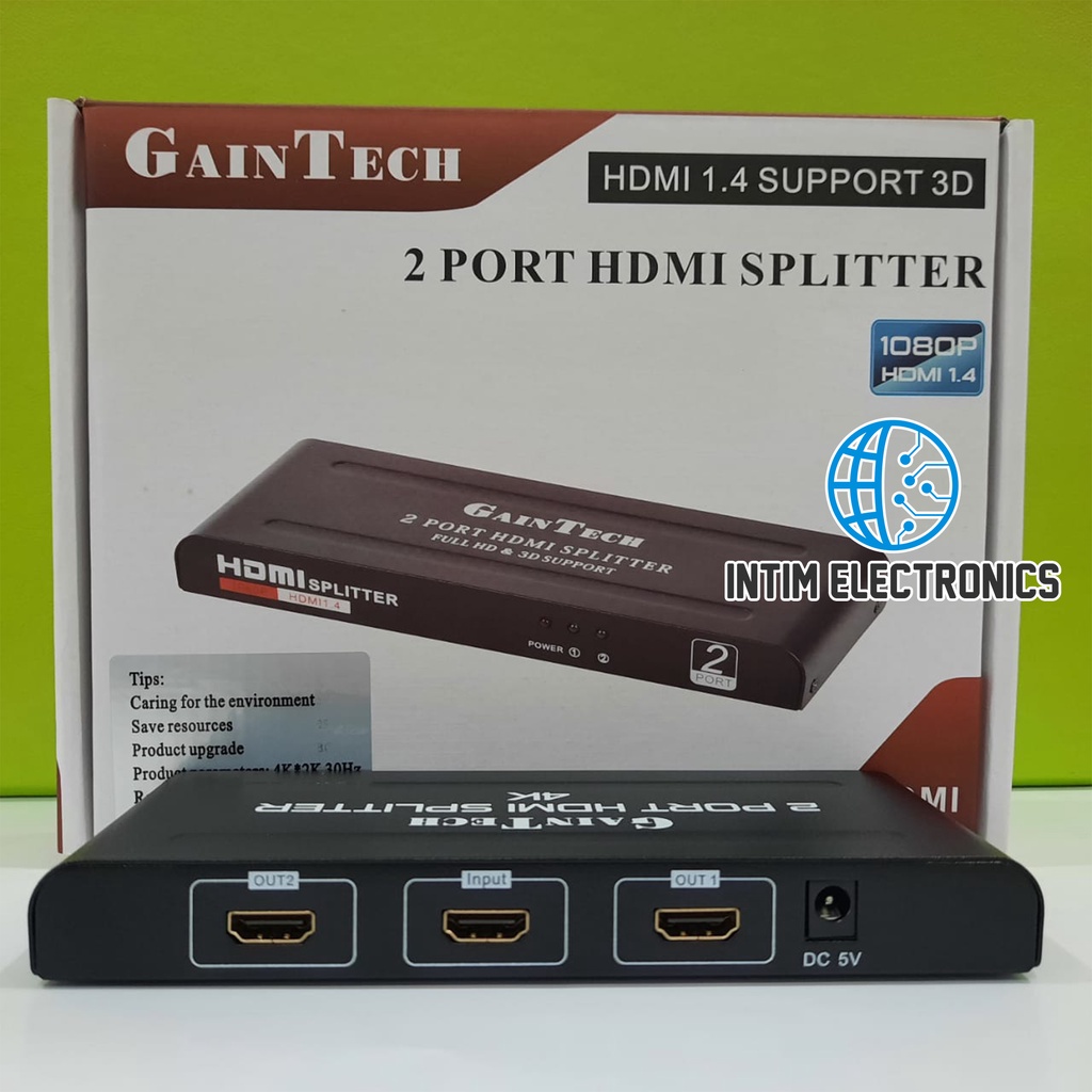 Gaintech HDMI Splitter 2 Port