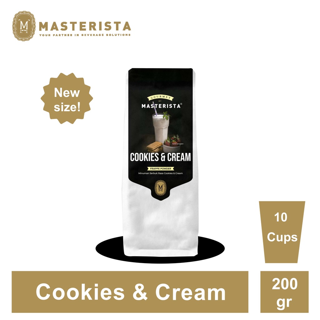 

Bubuk Minuman Masterista Cookies & Cream 200gram