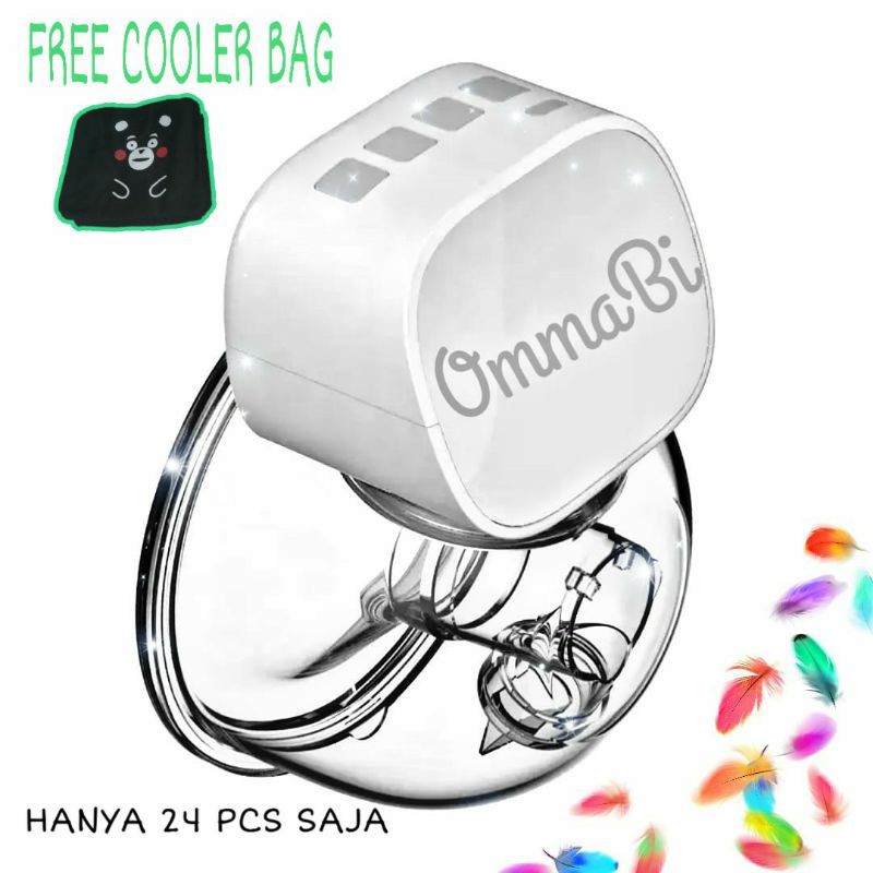 POMPA ASI ELEKTRIK MURAH RECHARGEABLE HANDS FREE OMMABI / HANDSFREE BREASTPUMP