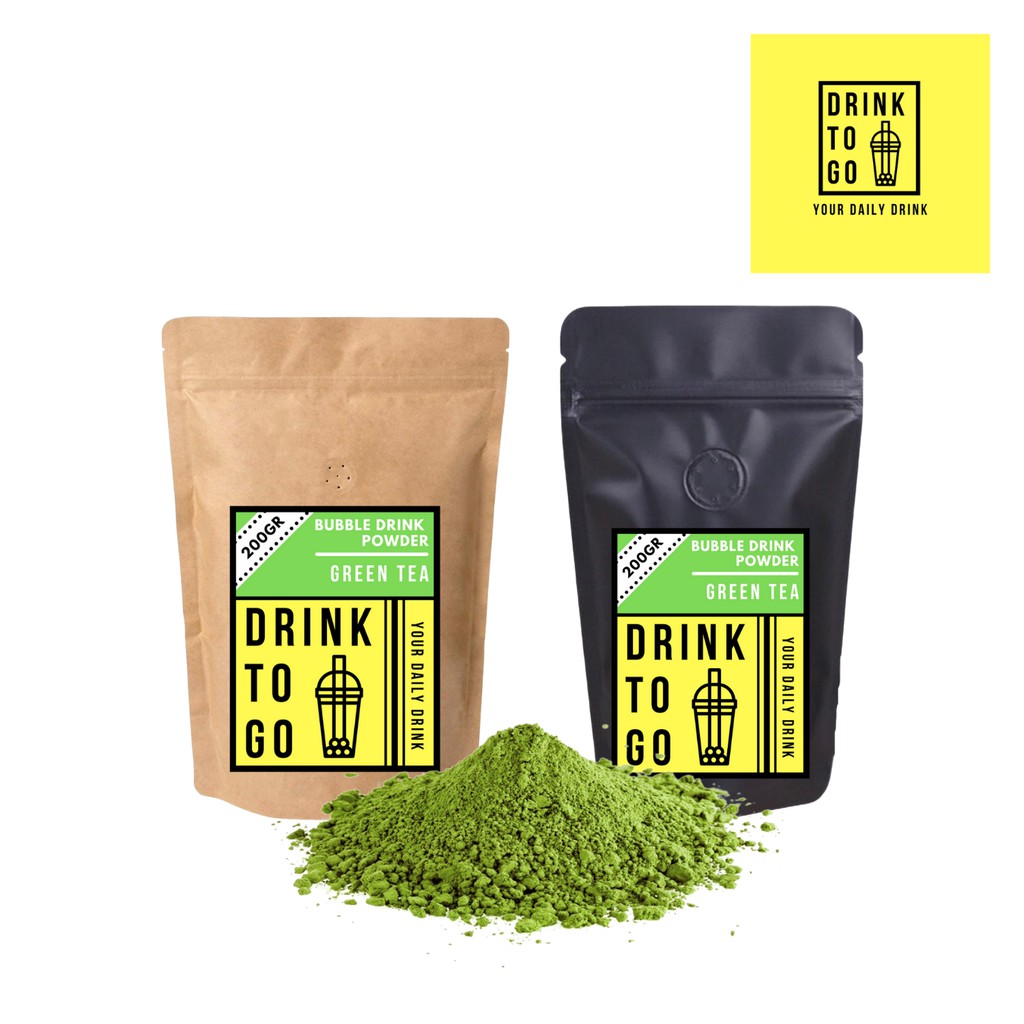 

Bubble Powder Drink Green Tea (Minuman Green Tea Bubuk) (200gr)
