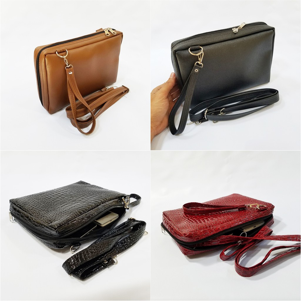 Exclusive Syn Leather Grade A Tas Dompet Tas Slempang Wanita HPO