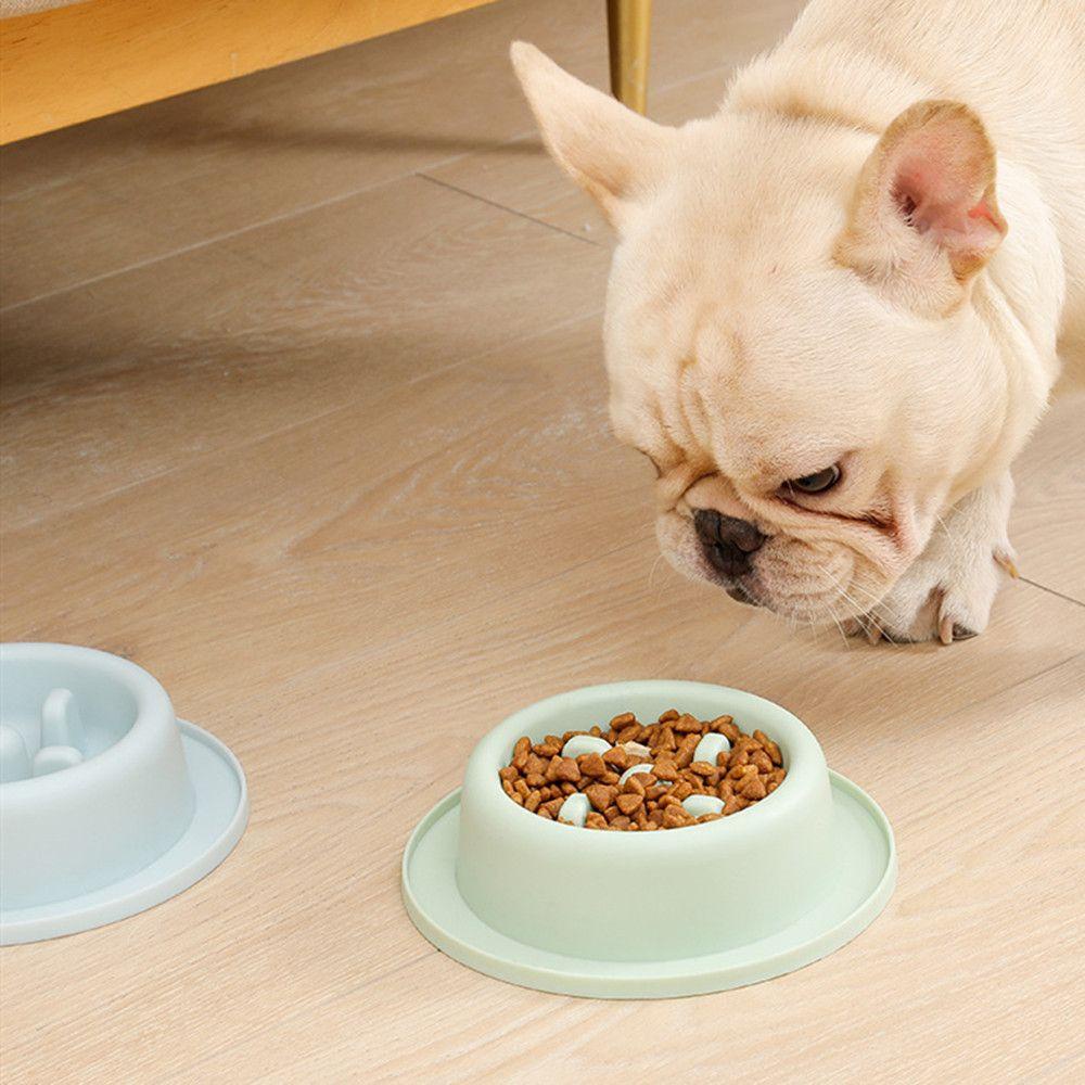 Mangkok Makan Lambat Nanas Plastik Ramah Lingkungan Makan Lambat Anti Tersedak Mangkuk Puppy Food Dispenser Bowl Pet Baskom