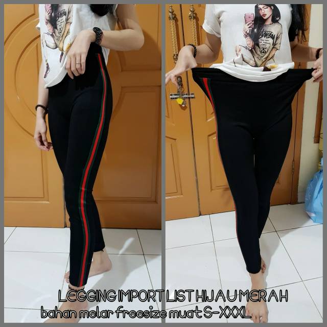 LEGGING IMPORT GC BLACK / LEGGING IMPORT/ LEGGING MURAH/LEGGING WANITA