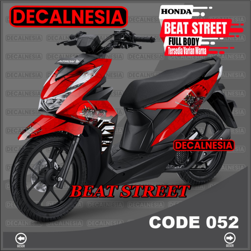 Decal Beat Street New 2021 2021 2023 Full Body Sticker Motor Honda 2020 Modifikasi Stiker Variasi Ak