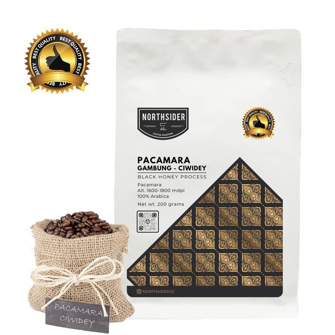 

KOPI BIJI ARABIKA CIWIDEY PACAMARA BLACK HONEY - 200GR NORTHSIDER - BIJI KOPI