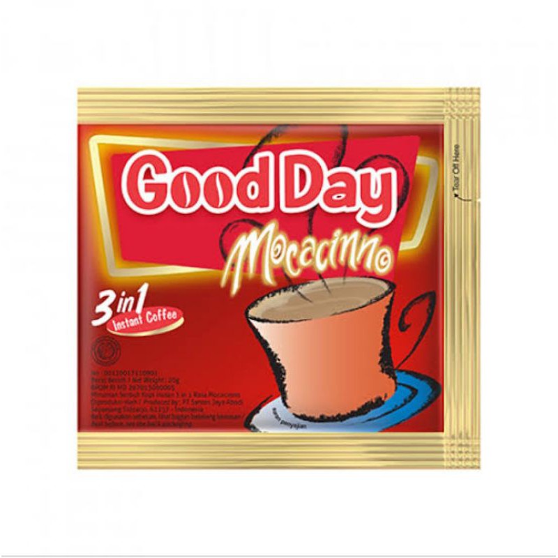 

Good Day Mocacinno 3 in 1 Instant Coffee