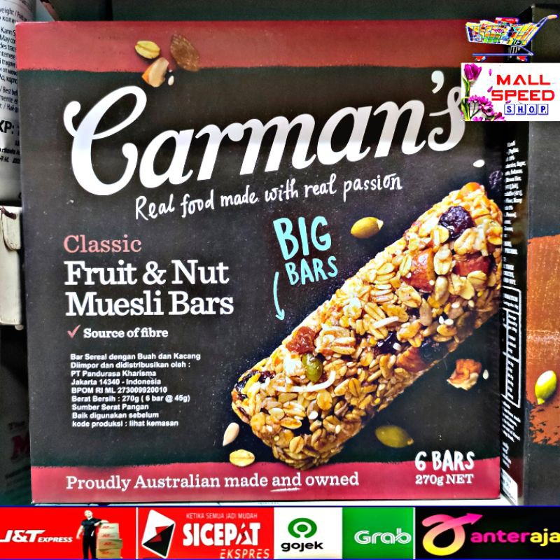 

carman musli clasic fruit 270gr