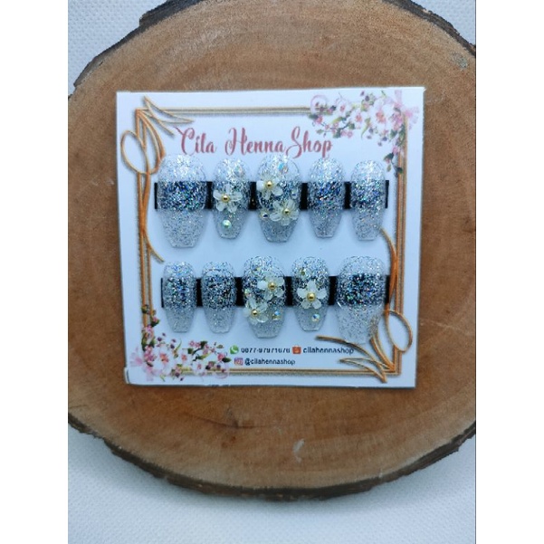 KUKU PALSU || FAKE NAILS || KUKU PALSU PENGANTIN