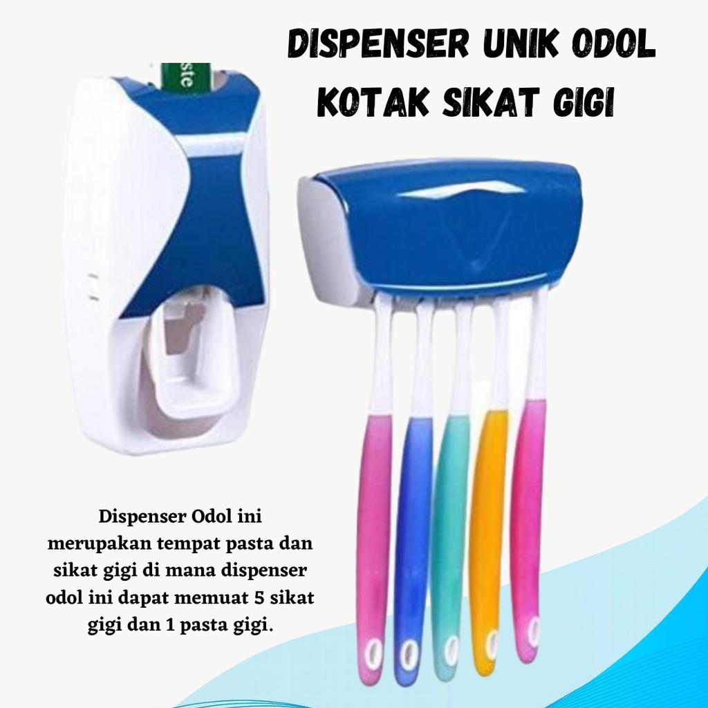 TERLARIS!!! Dispenser Unik Odol Kotak Sikat Gigi