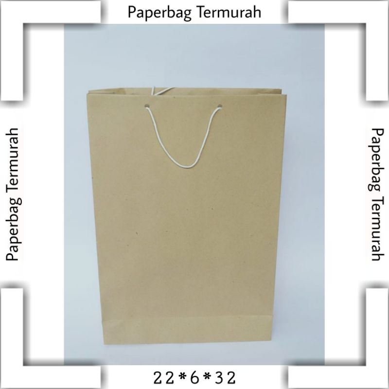 

PAPERBAG KERTAS JUMBO SIZE 22*6*32 POLOSAN
