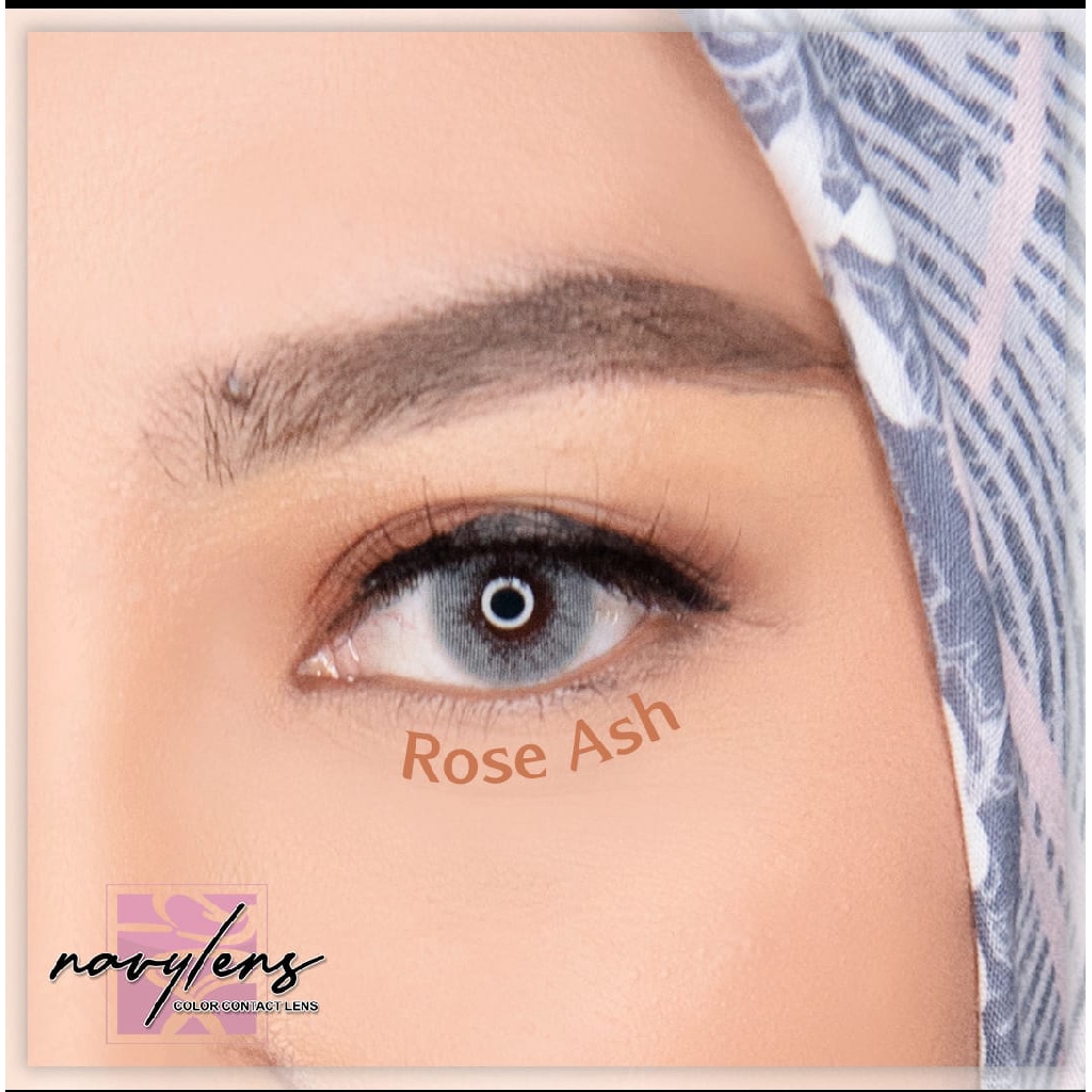 NAVY LENS ROSE ASH (-0.50 S/D -6.00)