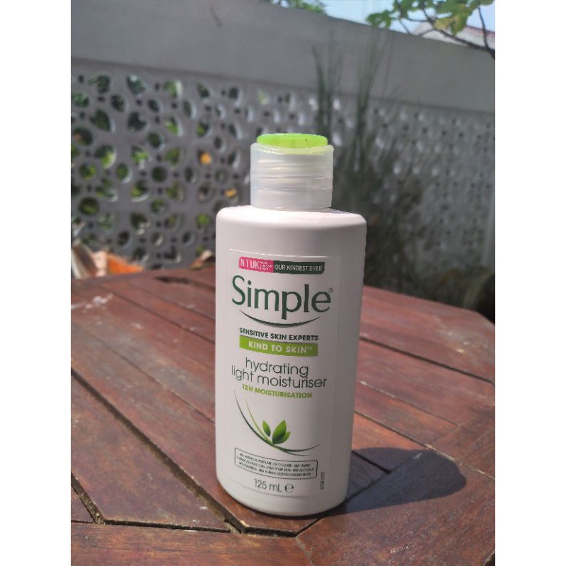 preloved simple moisturizer