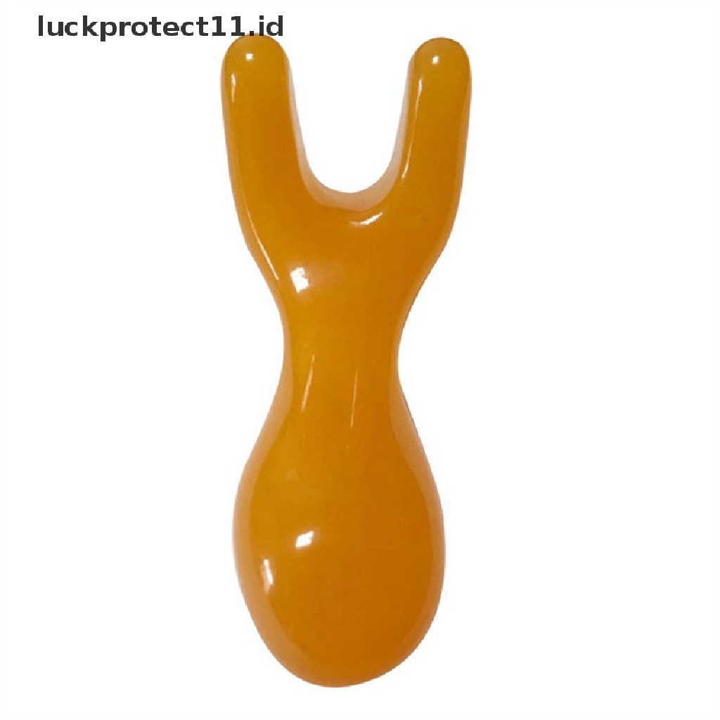 &lt; Luckprotect11. &lt; LuckproteksiId &gt; Alat Pijat Gua Sha Quartz Rose natural Untuk Wajah / Leher / Tubuh