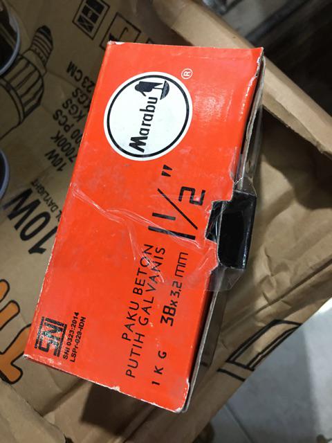 Paku Beton Marabu Full Sekotak 1 Kg