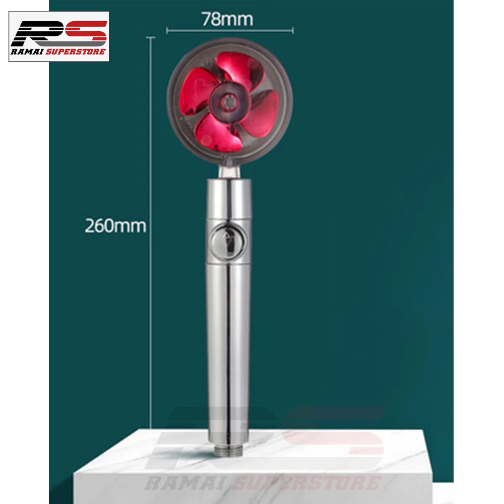 Kepala Shower Pancuran Mandi Minimalis Pressurized Nozzle