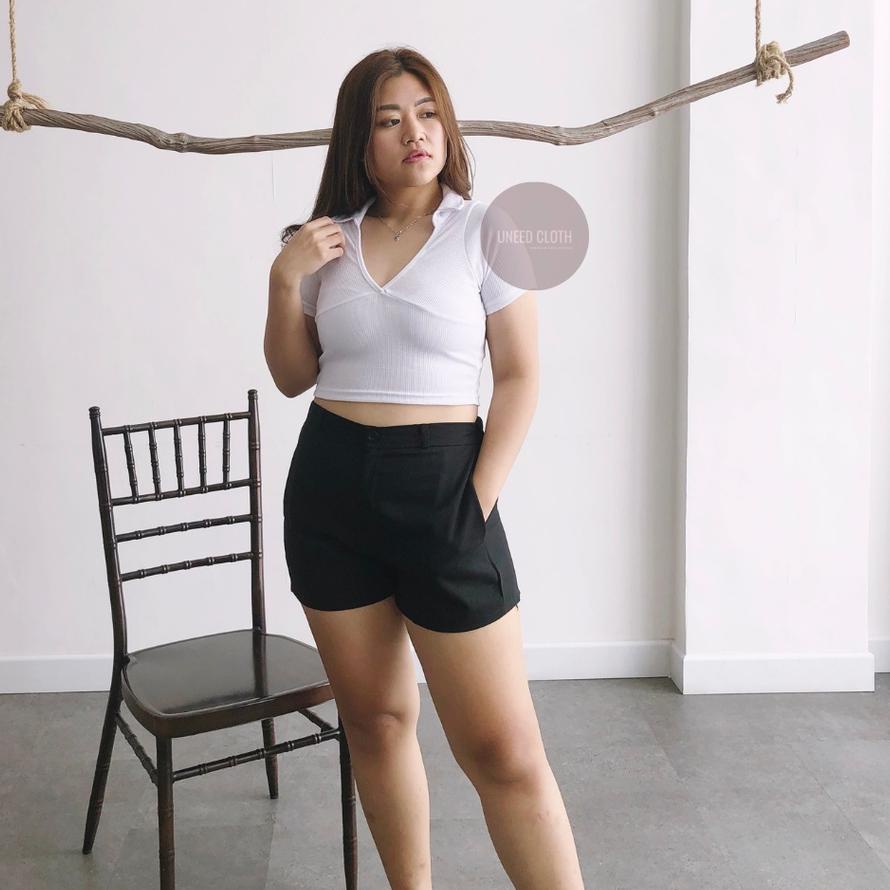 경 Uneed Cloth / CROP JUMBO / BAJU CROP / KAOS WANITA / KAOS CROP / KROP TOP BIG / KAOS CROP KERAH / 