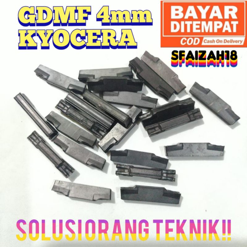Insert potong bekas murah  GDMF 4mm KYOCERA