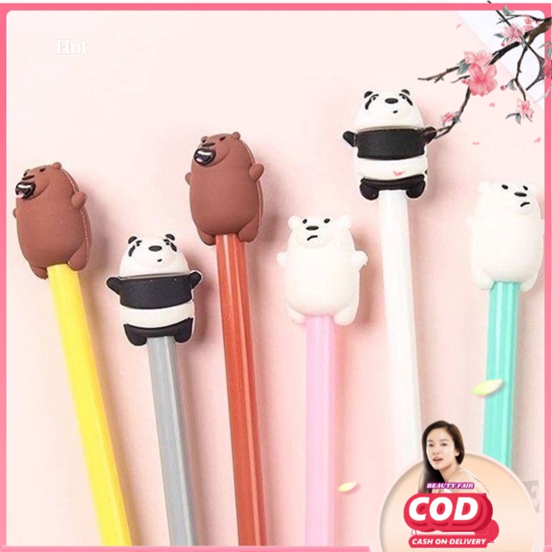 

[BF] PULPEN THREE BEARS CUTE WE BARE BEAR MY CHUBBY FRIEND - BALLPOINT BOLPEN PENA BERUANG LUCU KARAKTER