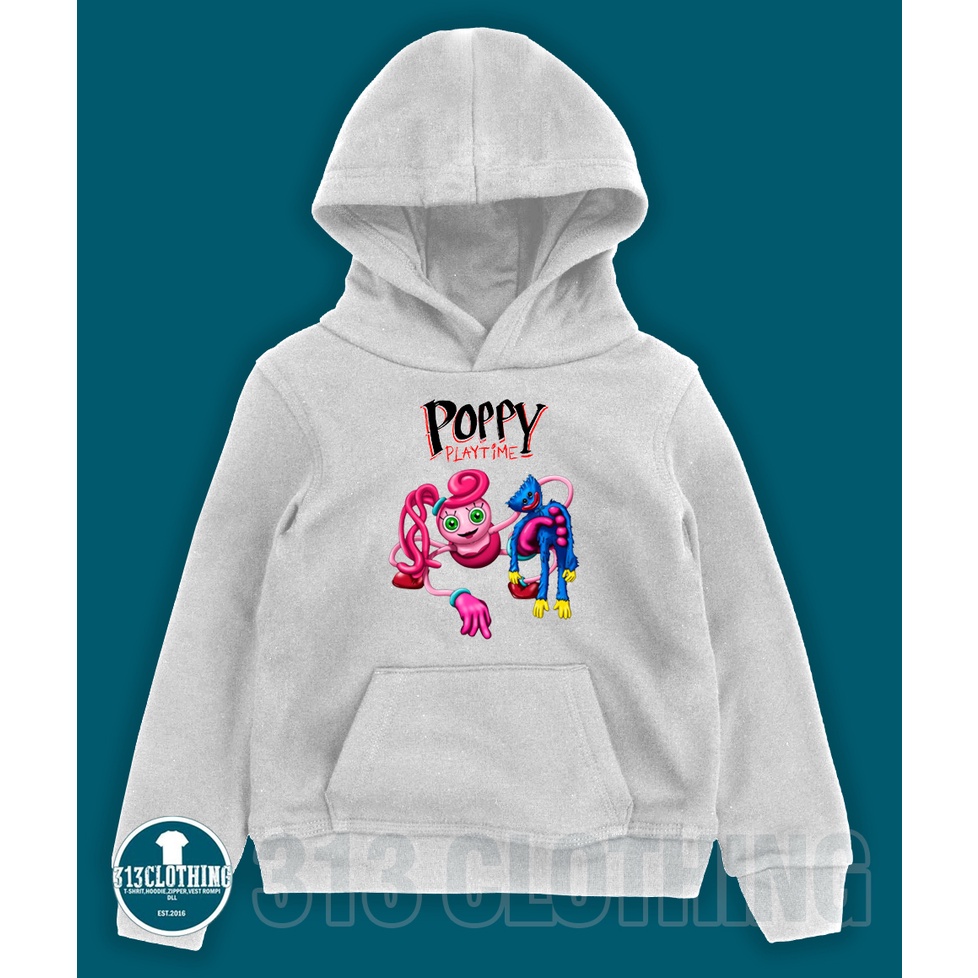 Hoodie Anak Popy Playtime Hoodie Sweater Huggy Wuggy Popy Playtime Anak