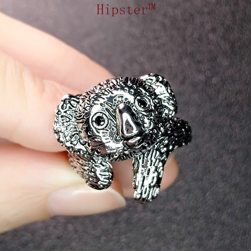 New Trend Hipster Fashion Cute Koala Ring