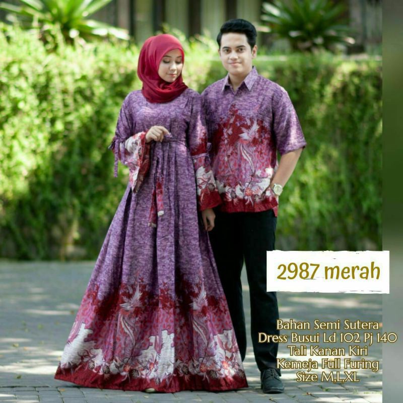 [ TERBARU ] ZILA BATIK Couple semi sutra - sarimbit semi sutra - couple batik semi sutra