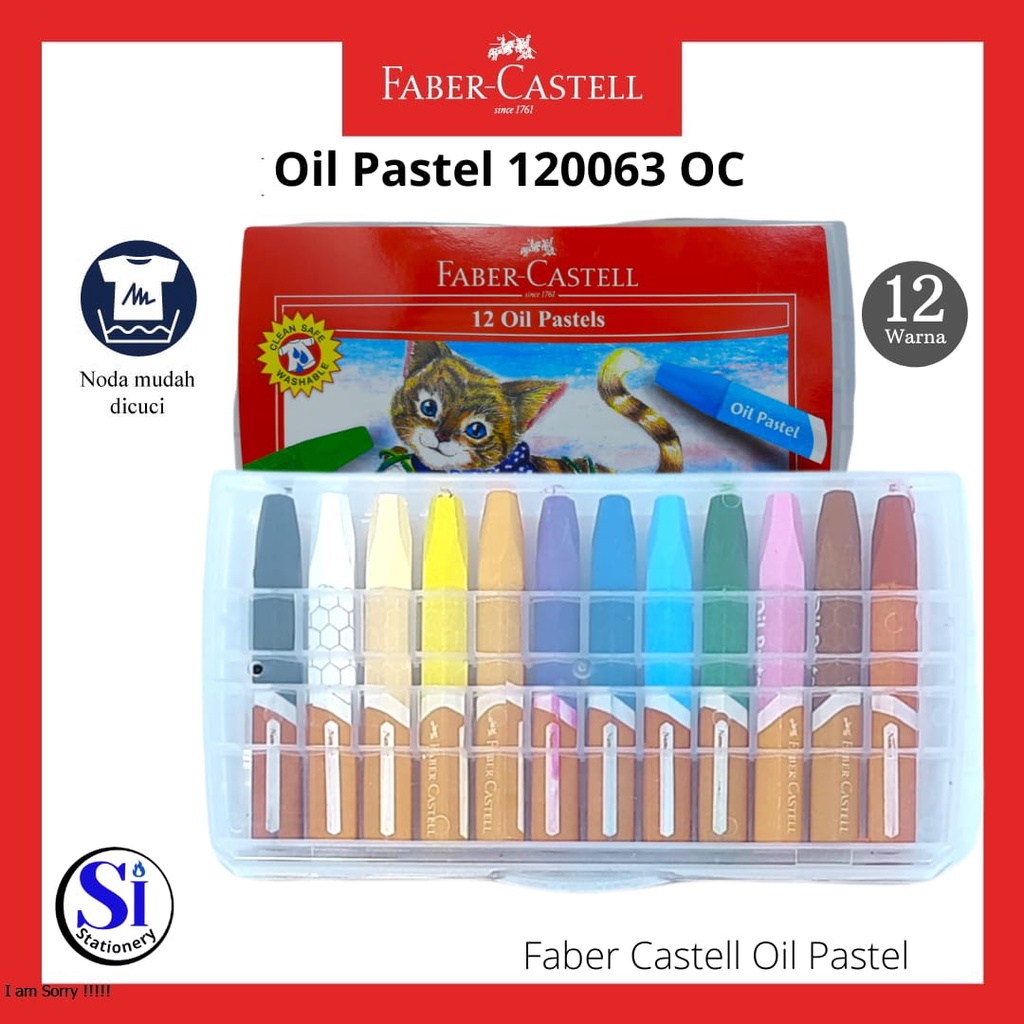 

Crayon Hexagonal Oil Pastel Faber Castel 12 Warna Eco 120063oc