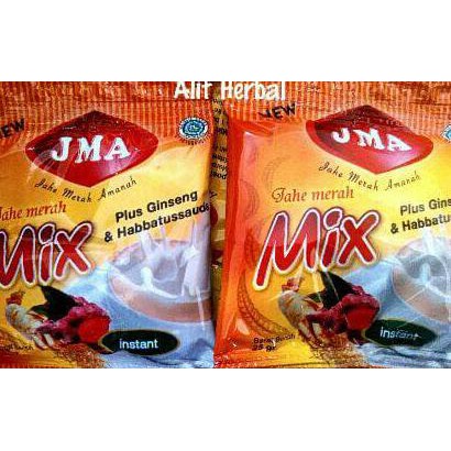 

Jahe Merah Mix Amanah Instan / Seduh Sachet Kode 632