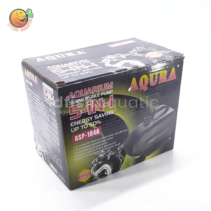 Pompa Filter Aquarium Kolam / Aqura ASP-104A