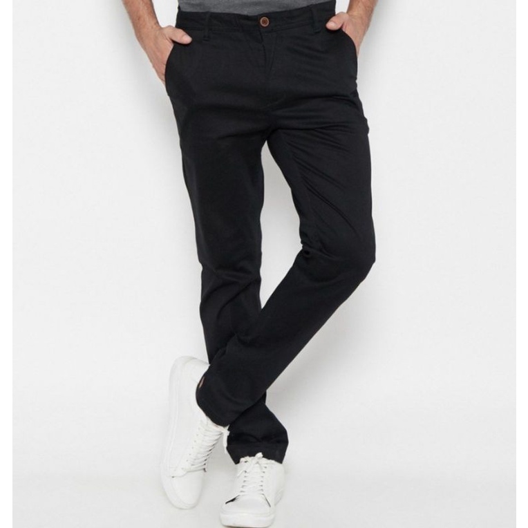 celana Chino panjang pria slimfit full acc terbaru