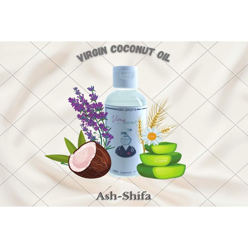 Minyak Kelapa Murni / Virgin Coconut Oil (VCO) 60 ml -- obat herbal alami untuk naik/turun berat bad