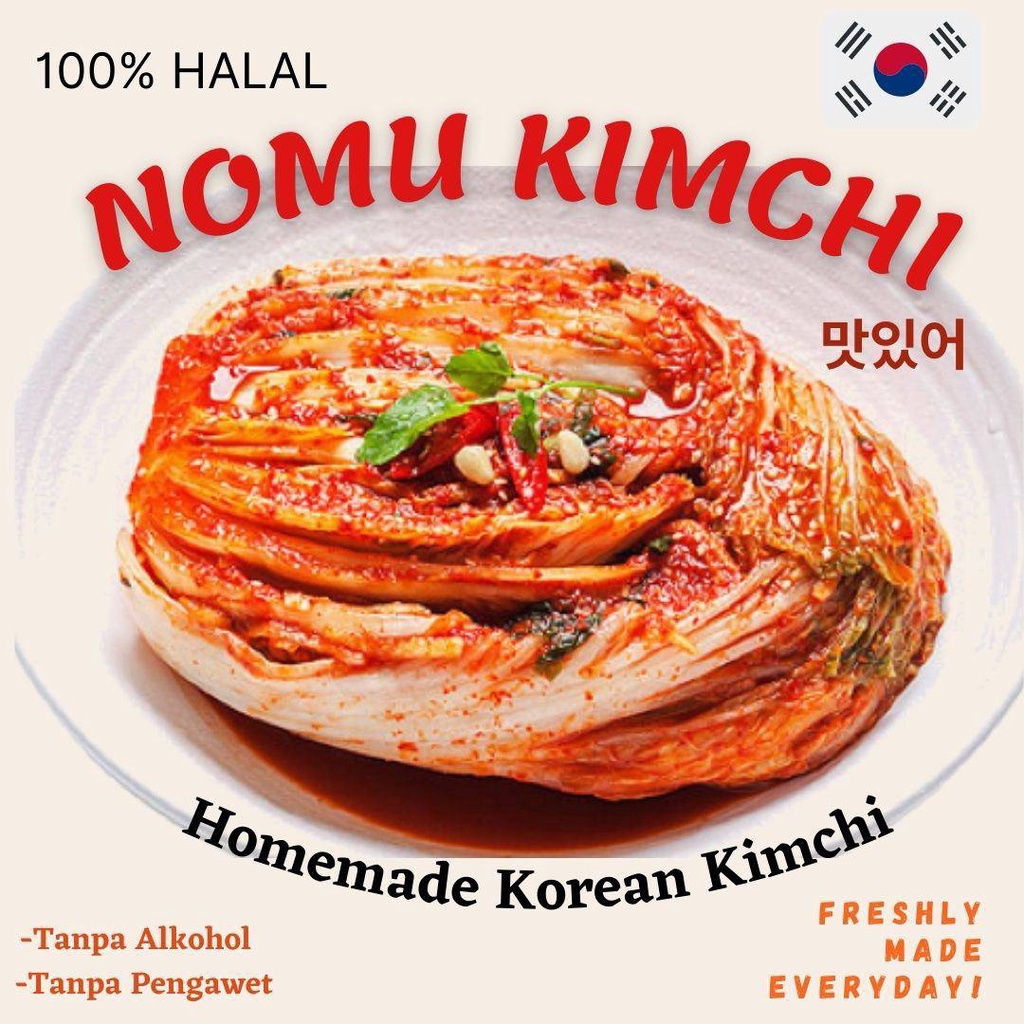 

Kimchi Sawi Fresh 300gr / 400gr Homemade Korea - Nomu Kimch