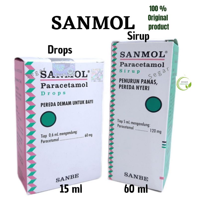 Sanmol Sirup - Sanmol Drop Bayi - Sanmol Tablet - Sanmol Forte - Paracetamol Turun Panas