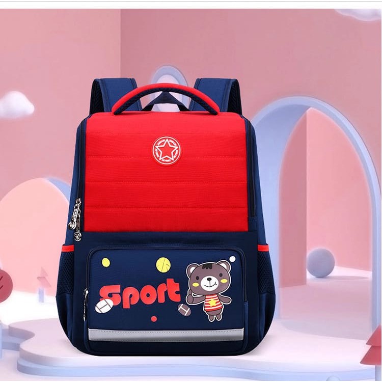 Tas Sekolah Sport Anak Perempuan Laki2 Murah TK, SD, SMP Model Style Korean Tas Ransel Sport Anak