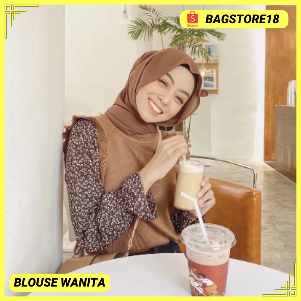 ATASAN BLOUSE WANITA ENVY IMPORT 0379