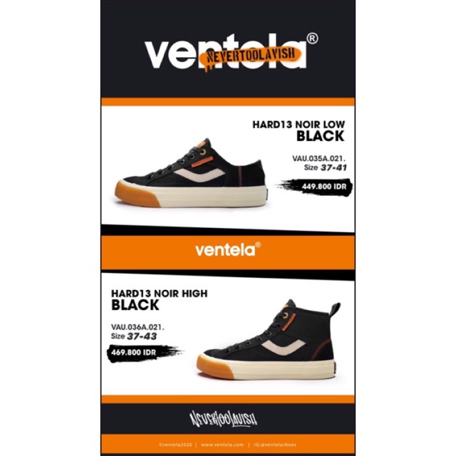 Ventela NeverTooLavish Noir Low & High