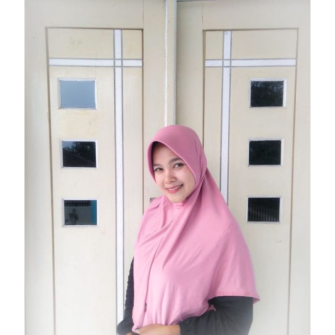Warna Part 2 Kerudung Dasya Non Serut - Kerudung Bergo Dasya - Kerudung Bergo Oval Dasya-dr.wnt/peach lama