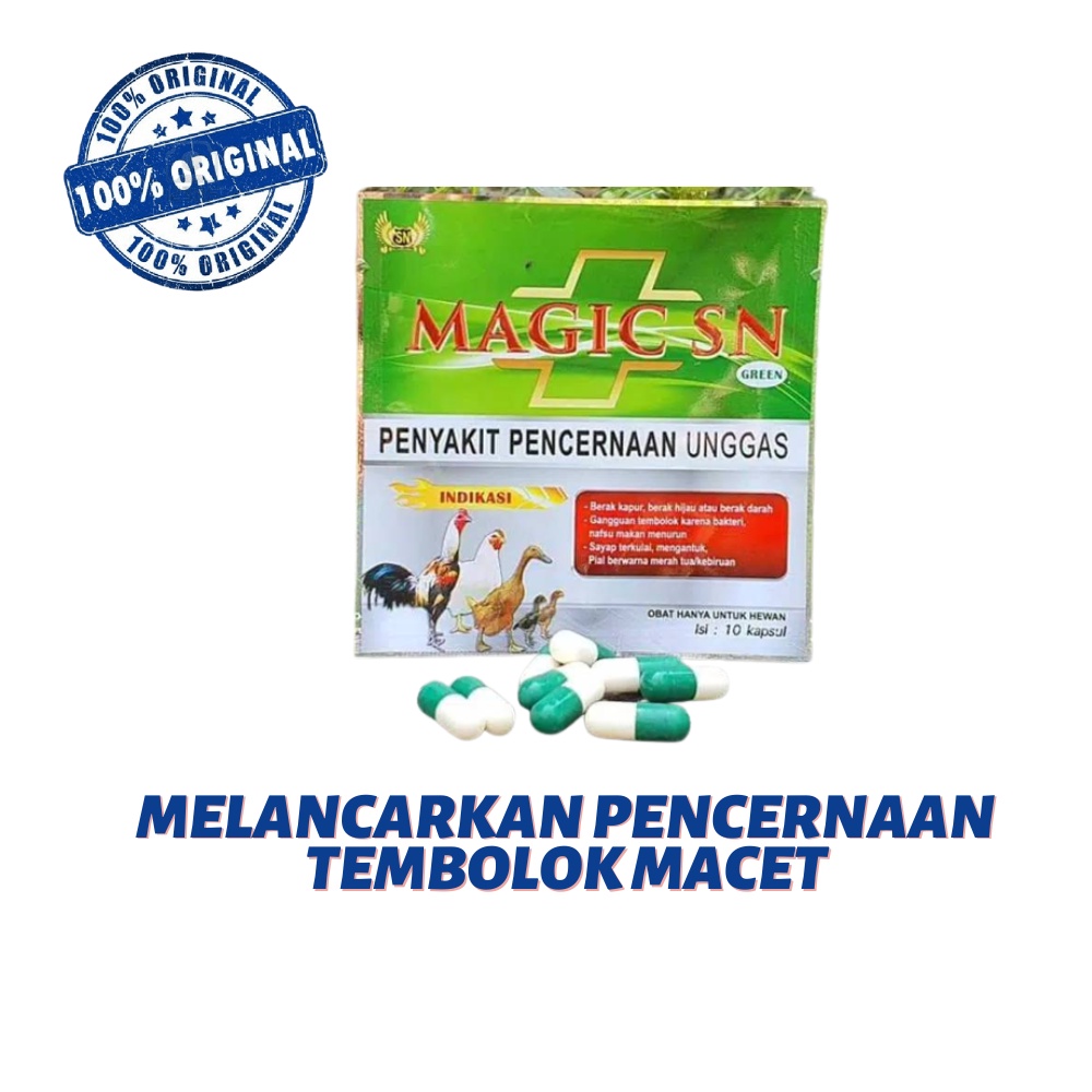 MAGIC SN GREEN obat pencernaan ayam