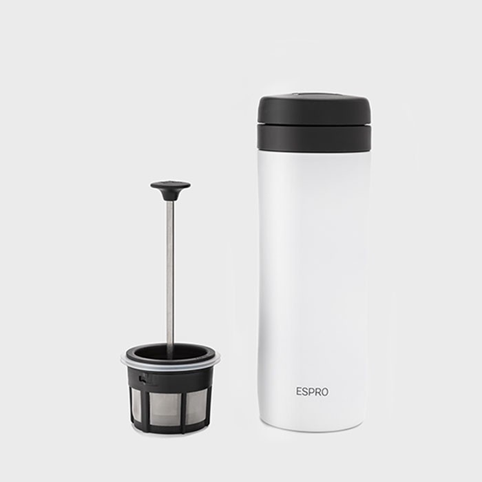 Espro Coffee Travel Press White - Botol Minum French Press-2