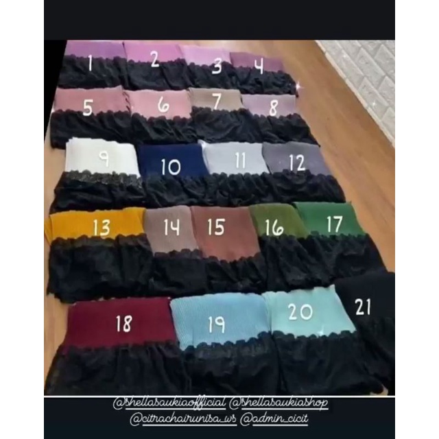 pasmina lipit renda ori by SHELLASAUKIA