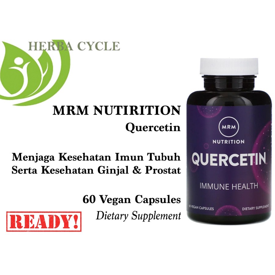 MRM Nutrition Quercetin 60vecap Kesehatan Imun Ginjal Prostat ORI USA