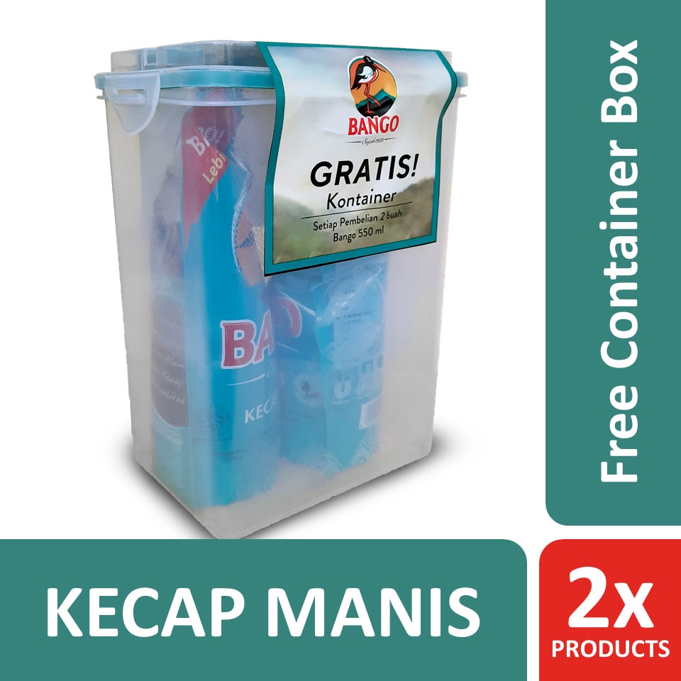 Bango Kecap Manis Box Promo (2x550ml)