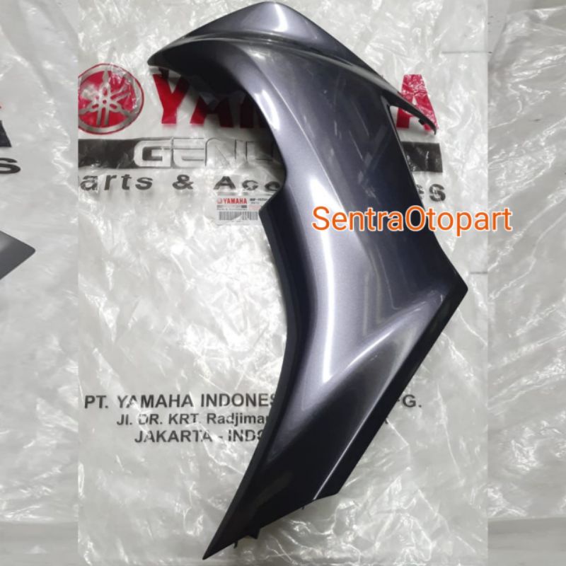 Sayap legsil legshield luar kiri aerox new 2021 grey metalik original ygp bbpf835u00p2