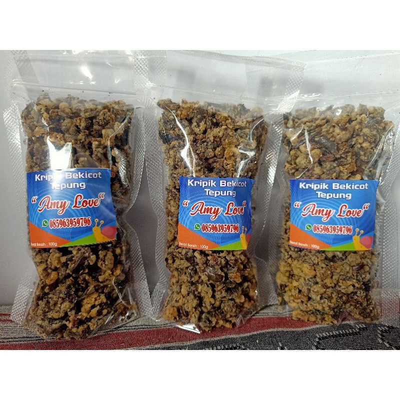 

Kripik Bekicot Kriwilan Tepung 100gr